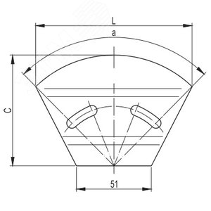 Угол горизонтальный изменяемый CPO 0-44 градуса 100Х50 цинк-ламельный (аналог горячеоцинкованный) - фото 2