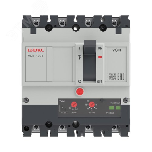 Выключатель автоматический YON pro MNX125H 3N 125 A 150 kA при AC415V расцепитель TMM - фото 2