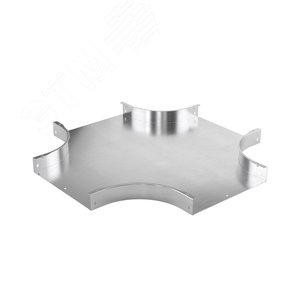 Перегородка SEP для вертикального внешнего угла 90 градусов H100, R900, в комплекте с крепежными элементами и соединительными пластинами, необходимыми для монтажа, цинк-ламельная - фото 1