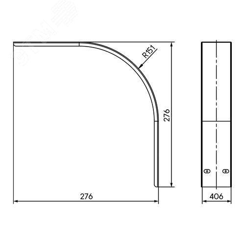 Крышка на угол вертикальный внешний 90 градусов 80х400, 2,0 мм, цинк-ламель, в комплекте с крепежными элементами необходимыми длямонтажа - фото 2