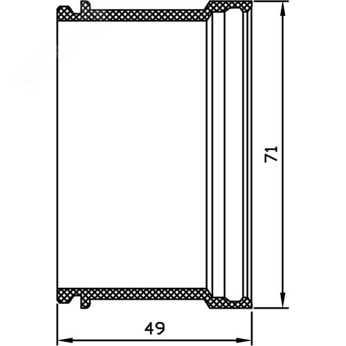 Корпус коробки для заливки в бетон - фото 2