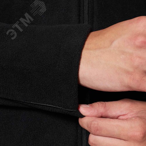 Куртка флисовая черная, размер S - фото 8