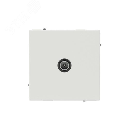 Изображение товара Розетка TV проходная, KANT, белый песок (шт)