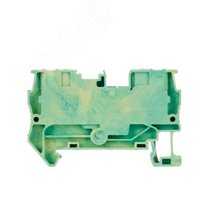 Клемма заземления, зажим push-in, 2 точки подключения, 4 кв.мм - фото 2