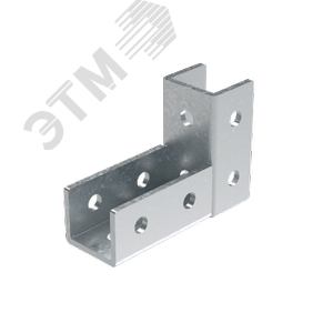 Соединитель C-образного профиля 41Х41 под углом 90градусов горячеоцинкованный - фото 1