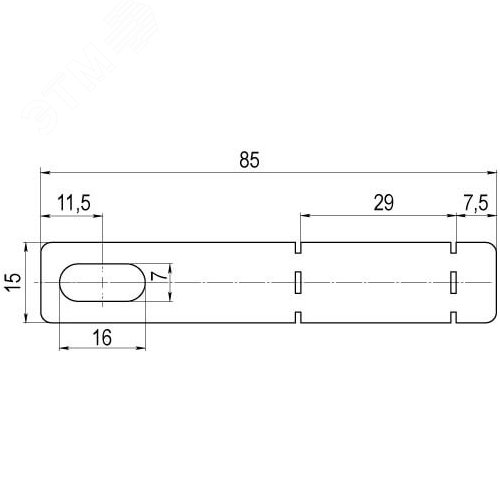 Держатель двускатной крышки цинк-ламель - фото 3