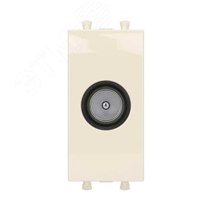 Avanti Розетка TV оконечная модульная,  Ванильная дымка, 1 модуль - фото 1