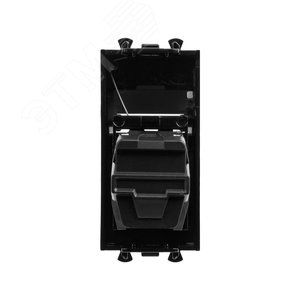 Avanti HDMI розетка модульная, тип А-А, , Черный матовый, 1 модуль - фото 3