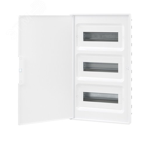 Щиток 36 мод встраиваемый для полых стен Фрейм (FRAME), белый, с белой дверцей, с 4 шинами PEN (2шт на 8 отв. и 2шт на 10отв.) - фото 3