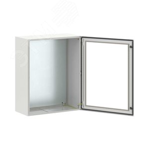 Щит монтажный ЩМП 1000x800x400 мм STE с М/П с прозрачной дверью - фото 1