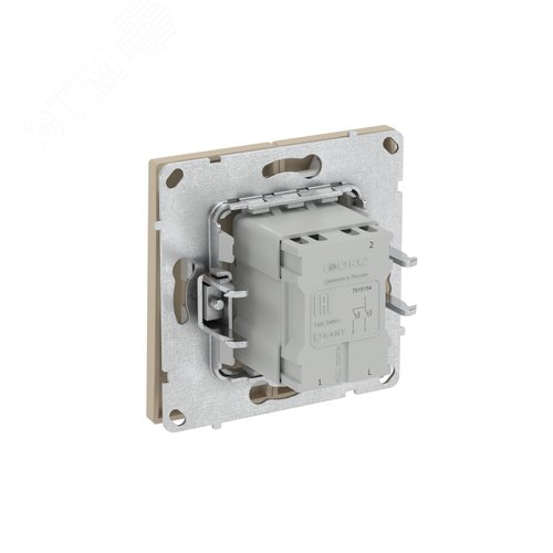 Кнопка двухклавишная, KANT, ванильный марципан - фото 5