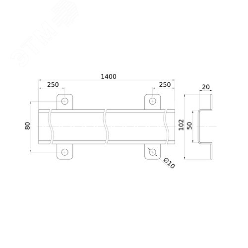 Крышка защитная проводника - фото 2