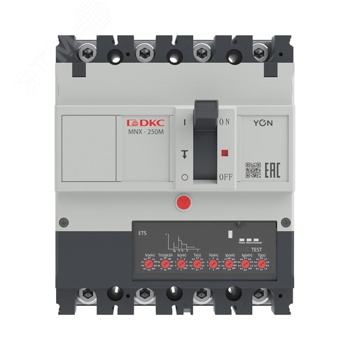 Выключатель автоматический YON pro MNX250M 4P 100 A 100 kA при AC415V расцепитель ETS - фото 2