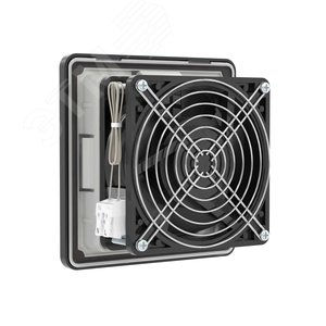 Вентилятор с фильтром RV 50 м3/ч, 24 В DC, 150x150 мм, IP54, RAL9005 - фото 2