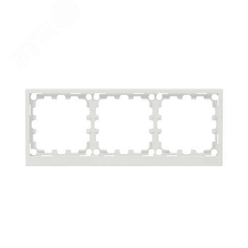 Изображение товара Рамка на 3 поста, KANT, белый песок (шт)