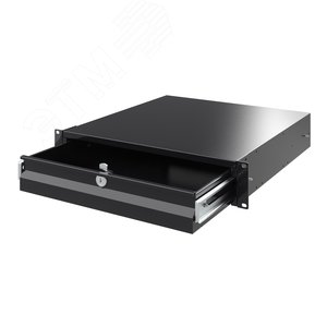 Ящик выдвижной с ключом RAL9005 - фото 2