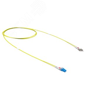 Изображение товара Патч-корд оптический переходной Duplex LC-UPC/ST-UPC, 9/125 OS2, 1 м (шт)