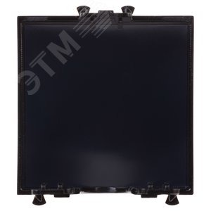 Вывод кабеля модульный, Avanti, черный квадрат, 2 модуля - фото 3