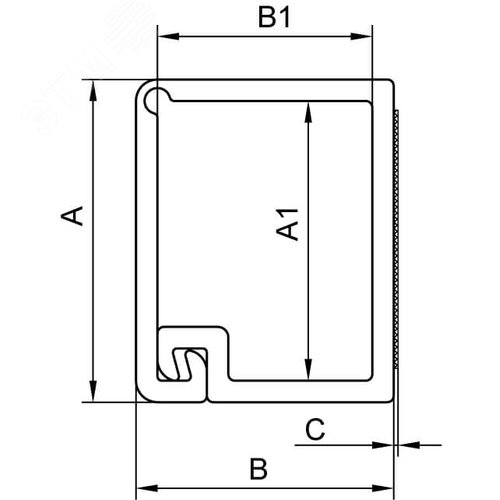 Миниканал TMR 15x12 самоклеющийся - фото 3