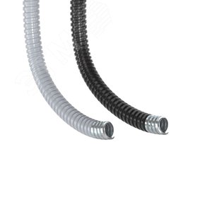 Металлорукав DN 10мм в ПВХ изоляции D внутренний 10.0 мм D наружный 14.0 50м цвет черный - фото 4