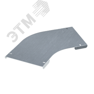 Крышка на угол горизонтальный 45 градусов 1000, R600, 1,0 мм, нержавеющая сталь AISI 304