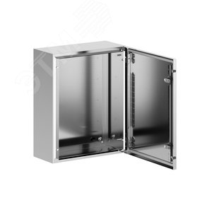 Корпус навесной STH с М/П, нержавеющая сталь AISI304, ВхШхГ 500x400x200 мм, без фланца - фото 2