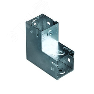 Угол вертикальный вверх 90 50х50 глухой цинк-ламельный - фото 1