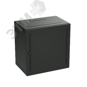Изображение товара Шкаф телекоммуникационный навесной 12 U (600х600х400) дверь метал RAL9005 (шт)