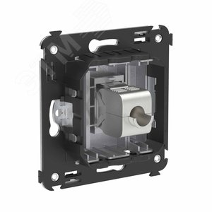 Avanti Компьютерная розетка RJ-45 без шторки в стену, кат.6А одинарная экранированная,  Закаленная сталь - фото 3