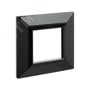 Рамка из металла, ''Avanti'', черная, 2 модуля - фото 2