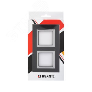 Рамка из алюминия, ''Avanti'', черная, 4 модуля - фото 5