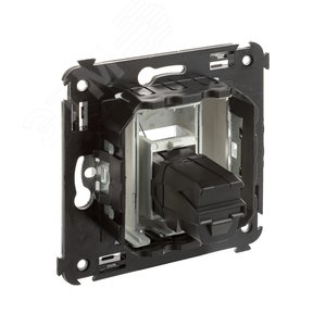 Avanti HDMI розетка одинарная в стену, тип А-А,  Закаленная сталь - фото 4