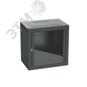 Изображение товара Шкаф телекоммуникационный навесной 12 U (600х600х400) дверь стекло RAL9005 (шт)