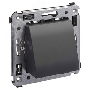 Avanti Вывод кабеля из стены Черный матовый - фото 2