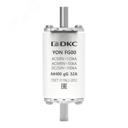 Предохранитель YON ножевого типа FG00 с одинарной индикацией 32А - фото 2