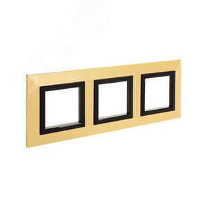 Рамка из металла, ''Avanti'', золотая, 6 модулей - фото 2