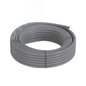 Металлорукав DN 35мм в гладкой ПВХ изоляции D внутреннний=35.0 мм D наружный=43.0 25м серый - фото 3