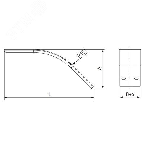 Крышка на угол вертикальный внешний 45 градусов 50х400, 1,2 мм, горячий цинк, в комплекте с крепежными элементами необходимыми длямонтажа - фото 2