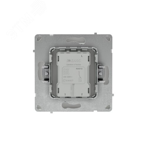 Переключатель одноклавишный, KANT, белый песок - фото 3