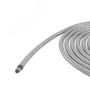 Металлорукав DN 20мм в герм. ПВХ изоляции в оплетке из нержавеющей стали, Dвн 20,5 мм, Dнар 25,5, 50 м - фото 2