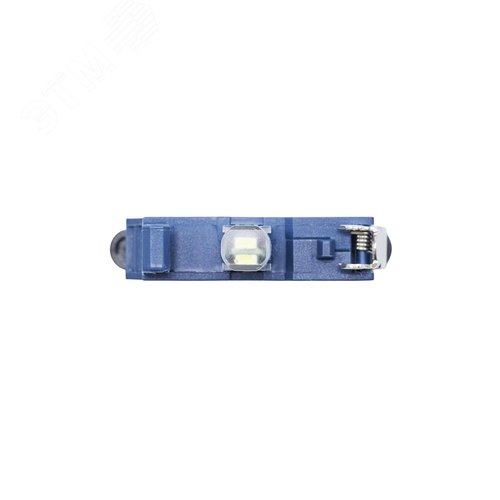 Контактный блок с клеммным безвинтовым зажимом со светодиодом на 220В, белый - фото 3