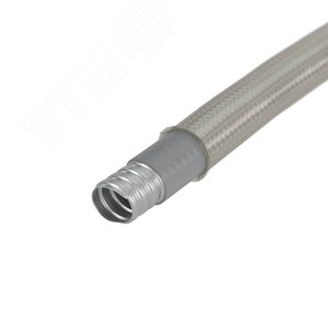 Металлорукав DN 50мм в гладкой SEBS изоляции и оплетке из нержавеющей стали, Dвн 50,5 мм, Dнар 58,5, 25 м - фото 3