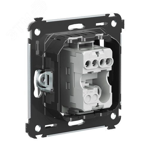 Avanti Выключатель одноклавишный, в стену, Черный квадрат - фото 4