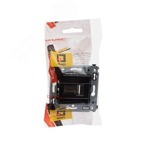 Avanti HDMI розетка одинарная в стену, тип А-А, Черный квадрат - фото 5