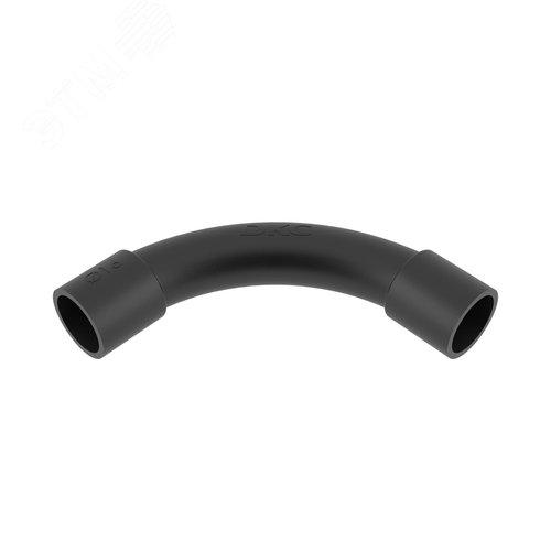 Поворот на 90 град. труба-труба, IP40, д.16мм, черный - фото 1