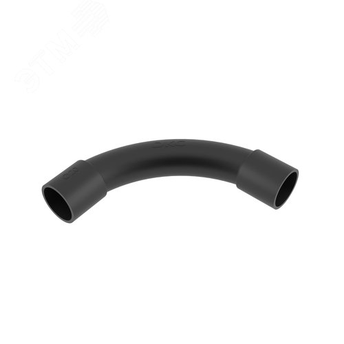 Поворот на 90 град. труба-труба, IP40, д.20мм, черный - фото 1