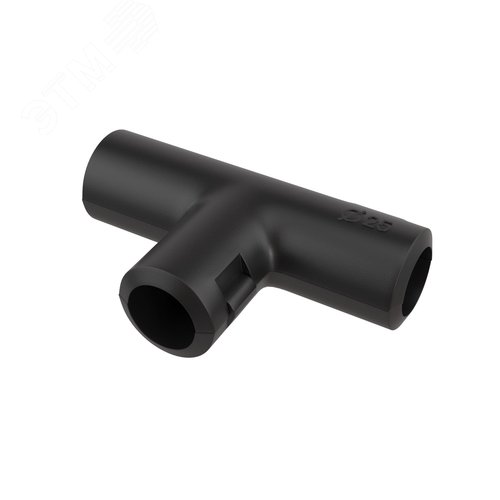 Тройник открывающийся, IP40, д.25мм, черный - фото 1