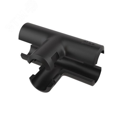 Тройник открывающийся, IP40, д.25мм, черный - фото 2