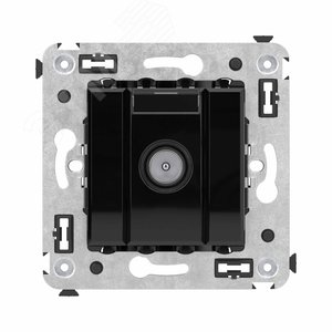 Avanti Розетка TV оконечная в стену,  Черный квадрат - фото 1