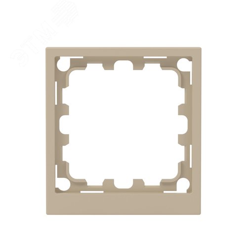 Рамка 1 пост IP44, KANT, ванильный марципан - фото 1
